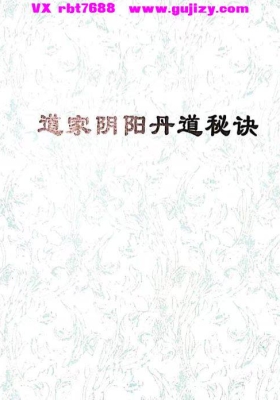 陆道如《道家阴阳丹道秘诀》💰5