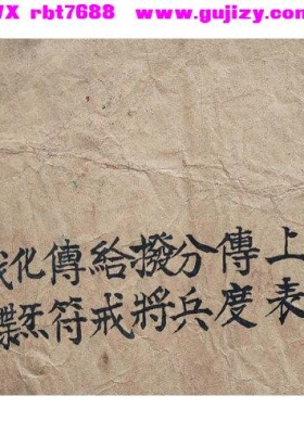 《正一传度中分进表金科・天师传度科》💰5