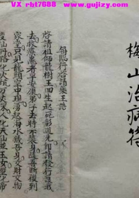 《梅山治病符本》💰6