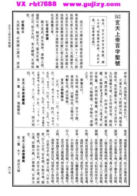 《玄天上帝百字圣号》💰5