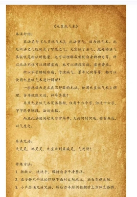 韩震 九皇纵气术（录音+资料）💰5