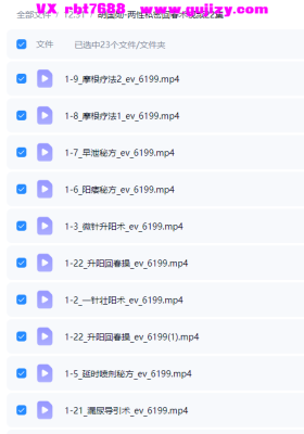 胡家两性私密回春术  视频课💰10