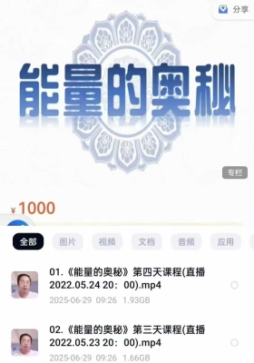 王通邀请伏羲后人伏泓霖《能量的奥秘》40集视频音频💰5