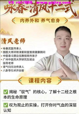 【中域新课】牛勇【咏春清风十二式】💰50