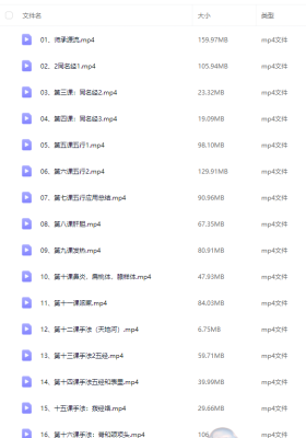 道清五行推拿16集视频💰5