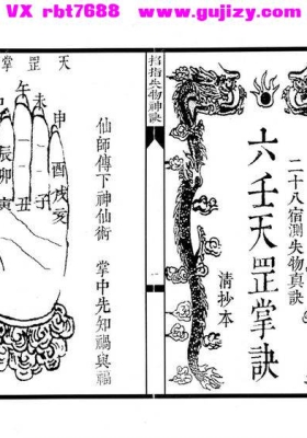 《六壬天罡掌诀》民间简易掐指六壬掌中诀💰5
