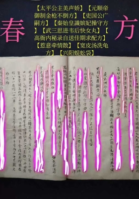 《春方房中妙诀》养生古籍💰5