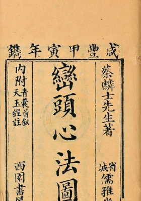 《峦头心法图诀》 二卷（清・蔡麟士 著）清咸丰四年广州儒雅堂发兑.西园书屋藏板💰5