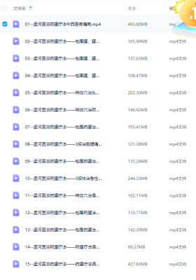 孟河医派药罐疗法15集完整版￥5