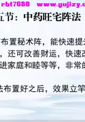 如是禅说C局阵法·财局阵法11集视频课💰5