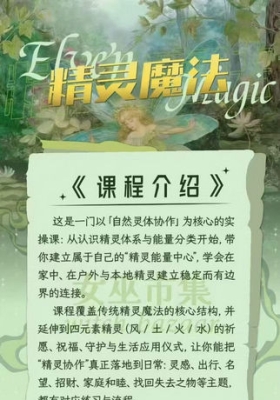 【重磅精灵魔法】🧚丽华最新精灵魔法14集视频课💰5