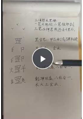 青月老师主讲 画符秘咒讲解 视频+课件💰5