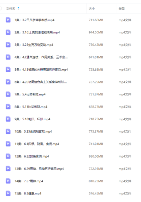 文曾易学高级班内训课程第四期 24集￥5