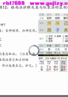 惟昕老师子平四柱八字中级课视频21集💰5