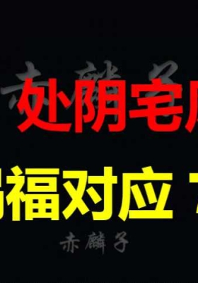 赤麟子《71处阴宅风水吉凶祸福对应71个灾》💰5