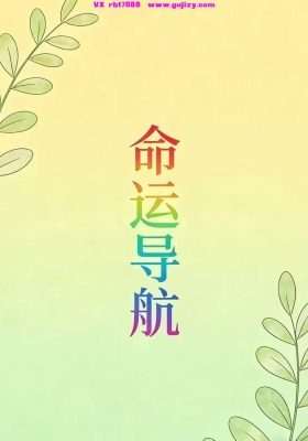 黄小梅《命运导航》命理干货神书💰5