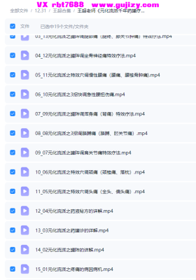 王超老师《元化流派千年药罐疗法》第1期19集视频💰5