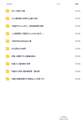 极星灵光创始人Fiyak宇光老师合集 10套💰30