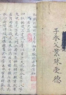 袖里旋玑星命须知《袖里玄机星命须知》清代名师秘传精抄四柱命理💰6