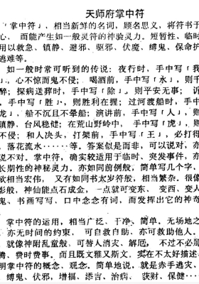《天师府掌中符》￥5