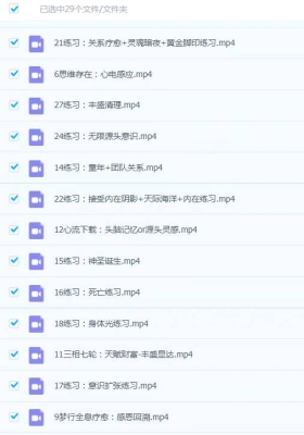 【詹唐宁】意识心像：高阶实修营丨第二营-29节 视频课￥5