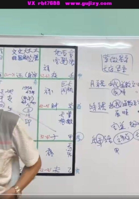 李樵紫薇斗数飞星飞宫论命实务班1-10 19集视频，学紫薇只看他就行了💰5