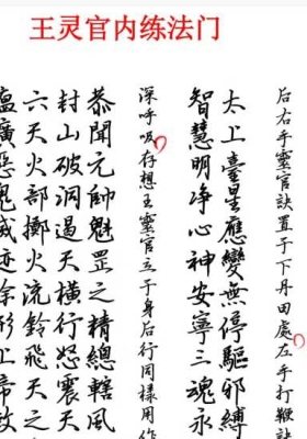 《王灵官内炼法一宗》💰5