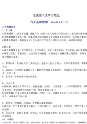 《王虎应六爻学习笔记》💰5