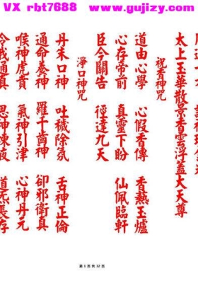 《九天应元雷声普化天尊玉枢宝经 + 忏》高清排印版💰6