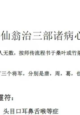 云鹤子亲传天医祝由术五大精华靈符￥5