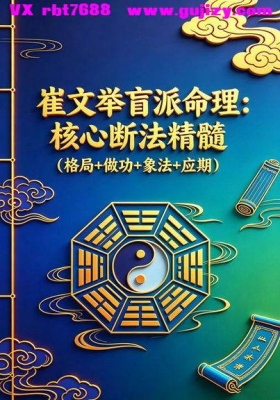 《崔文举盲派八字命理核心断法精髓》💰6