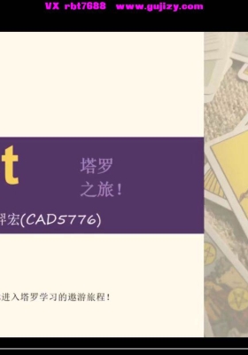 成羿宏 YSTA韦特塔罗认证课14集视频+课件💰5