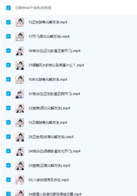 陈鹤仁《家居风水学习化解》44集视频课💰5