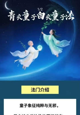 志航《青衣童子白衣童子法》视频+课件 💰5