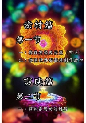 《灵性视频剪辑制作教学》身心灵和相关引流必备哦 47集 视频课💰5