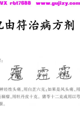 祝由符治病方剂.pdf 12页💰5