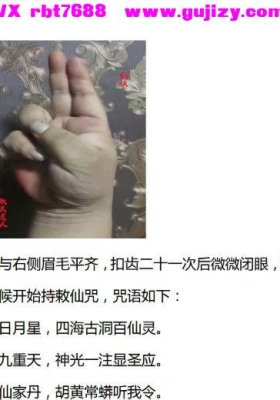 敏真道人三茅真君走马坐堂法 5页 仅法本💰5