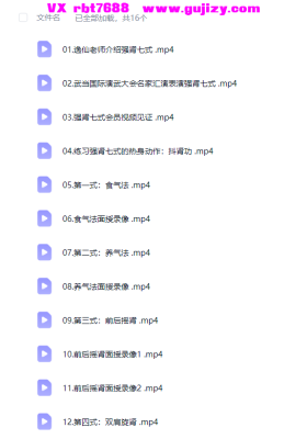 强肾7式视频自学习中医视频音频教程零基础从入门到精通课程大全16集视频💰5