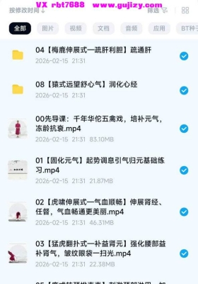 【不累不伤身的冻龄宝典】千年华一五禽养生操13集视频课💰5