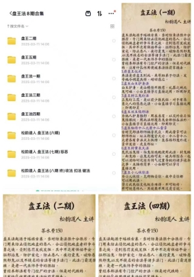 松韵盘王法 8期合集 💰6