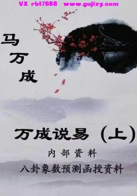 马万成《​万成说易》上下两册💰5