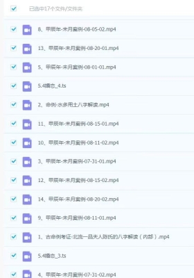 高参茅山八字古法命理 基础课18集+正式课184集+后期案例 17集 视频合集💰5