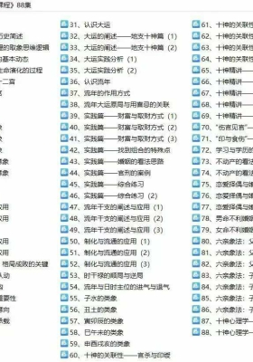 陈源瀚25年《子平命理传授》教学视频104集￥5