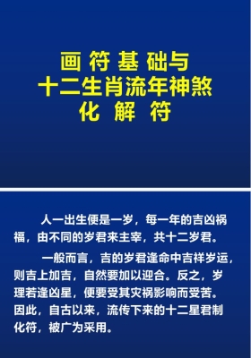 皓月道医画符基础与流年十二神煞化解 视频+课件💰5