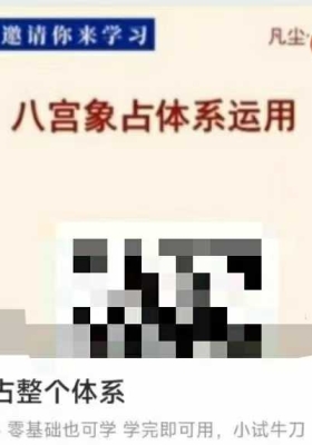 八宫象占体系运用课程11集视频课 ￥5