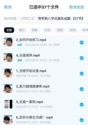 贺侨莉八字论盘实战篇-【37节】视频课💰5