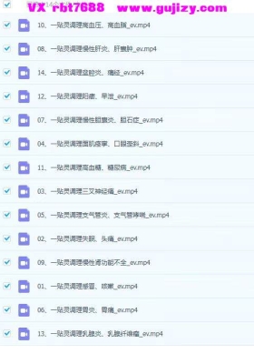 徐任药圣一贴灵调理身体14集视频课💰5