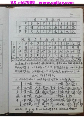 八字综合手写笔记138页💰5