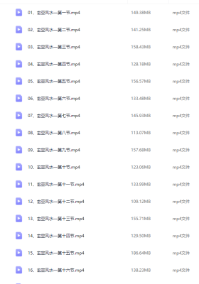 张北海《玄空风水》教学视频40集💰5