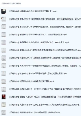 老韩明星八字案例分析45集视频课💰5